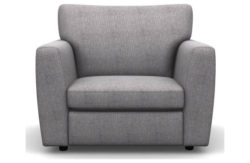 Heart of House Lucas Fabric Chair - Ash